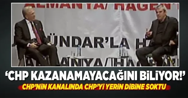 CHP'nin kanalında CHP'yi yerden yere vurdu