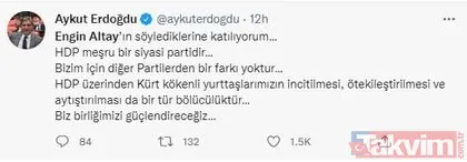 Vatandaşlardan HDP’nin PKK ile ilişkisi yok diyen CHP’li Engin Altay’a tepki: Helalleşmeye Kandil’den başlamış