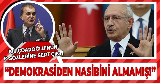 AK Parti Sözcüsü Ömer Çelik'ten "Erdoğan bir milli güvenlik sorunudur" diyen Kılıçdaroğlu'na sert yanıt