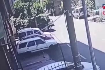 Küçükçekmece’de otele el bombası atan saldırgan kamerada