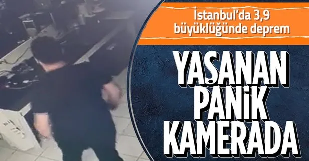 SON DAKİKA: İstanbul Kartal’da 3,9’luk deprem! O anlar ve sonrası kamerada