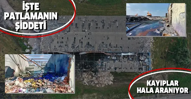 İşte Sakarya'da havai fişek fabrikasındaki patlamanın izleri!