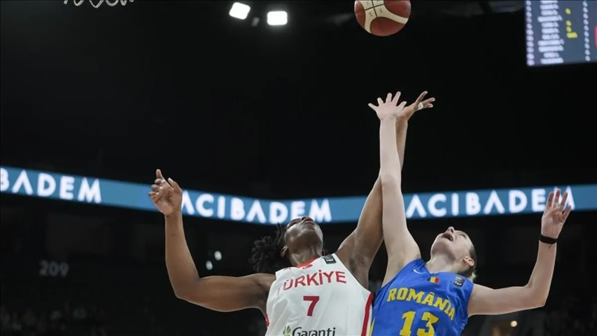 A Milli Kadın Basketbol Takımı Romanya'yı 99-61 yenerek Avrupa Şampiyonası'na gitti