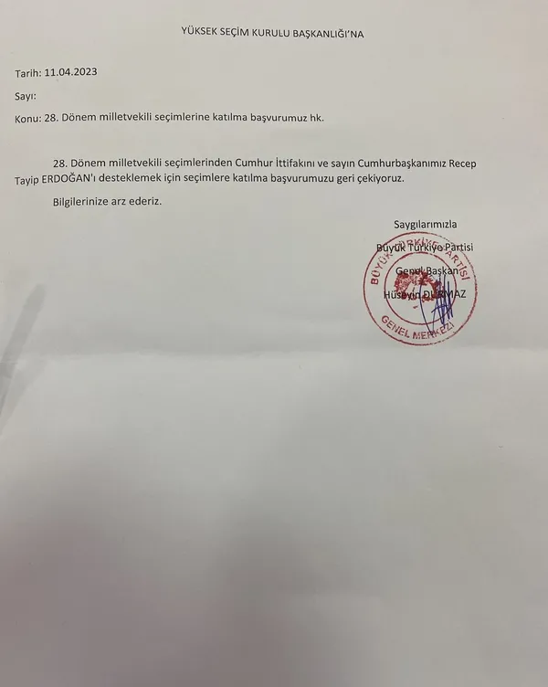 BTP, Cumhur İttifakı'nı desteklemek için seçimden çekildi-3