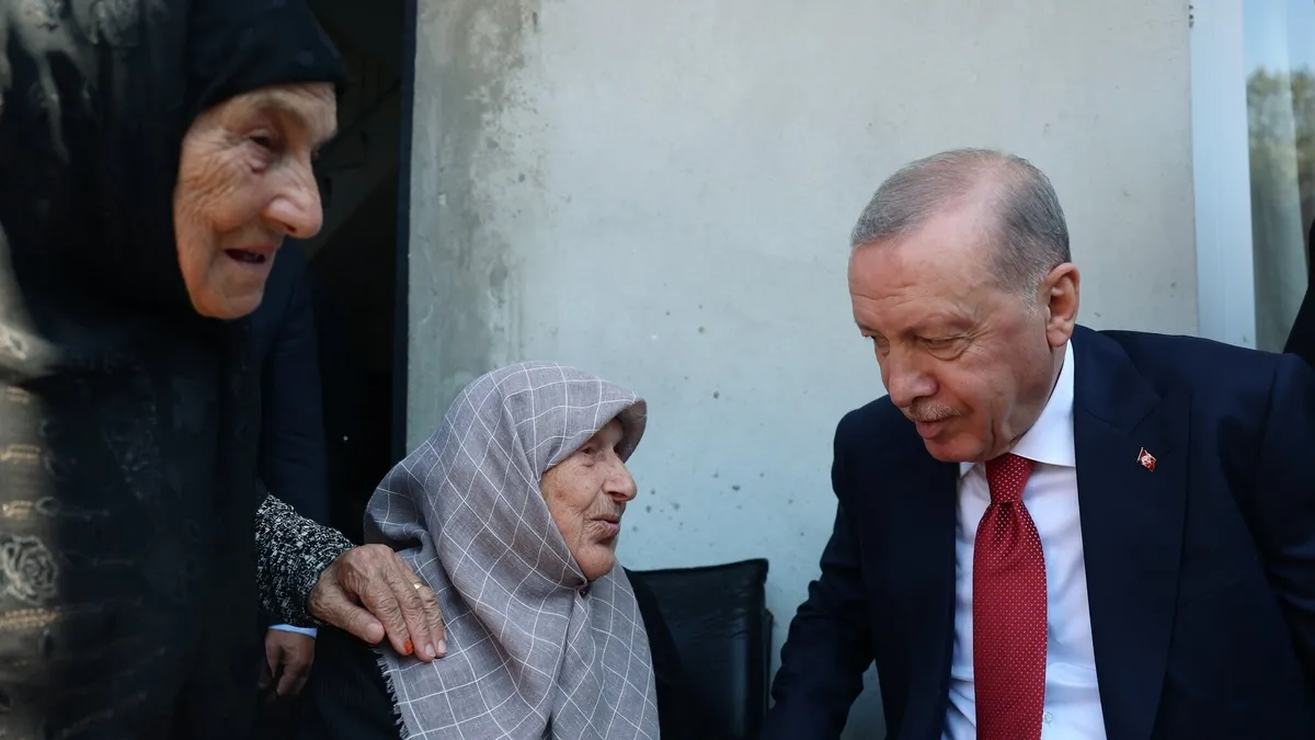 Erdoğan 13 Eylül 2026'da Rize'de komşularını ziyaret etti