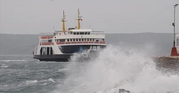 İstanbul’da deniz ulaşımına hava muhalefeti