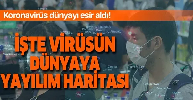 Iste Koronavirusun Dunyaya Yayilim Haritasi Takvim