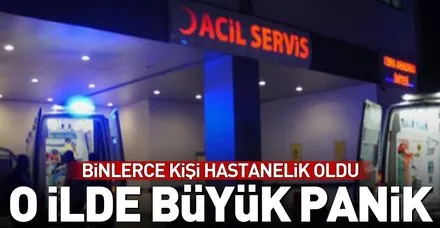 Son dakika: Sakarya Karasu'da 2 günde 3 bin 362 kişi hastaneye koştu