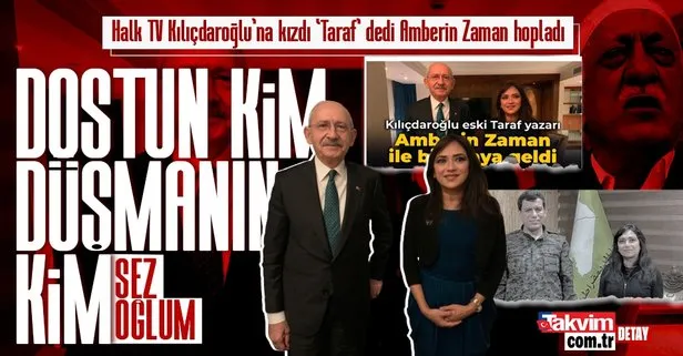 Kemal Kılıçdaroğlu Londra’da FETÖ ve PKK destekçisi  Amberin Zaman’la görüştü! Halk TV’nin Taraf vurgusu Amberin Zaman’ı hoplattı