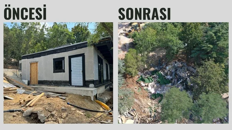 Vaniköy'de yıkım çalışması sona erdi! Bölge ağaçlandırılacak: "'Dünyanın İncisi' İstanbul Boğazı’nı hep birlikte koruyalım"-3