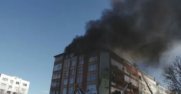 Son dakika: Ankara Çankaya’daki çatı yangını kontrol altına alındı