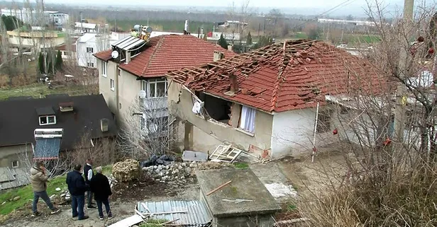 Denizli'de gaz sıkışması nedeniyle patlama! Ev harabeye döndü! 1 ağır yaralı