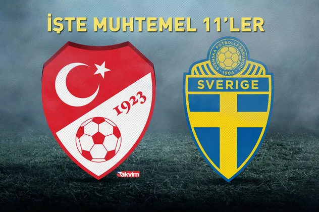 Milli maç hangi kanalda? Türkiye İsveç maçı saat kaçta, ne zaman? Türkiye İsveç muhtemel 11'ler-1