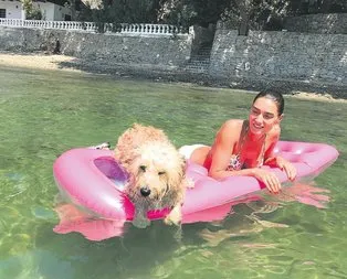 Ana-oğul pazar keyfinde