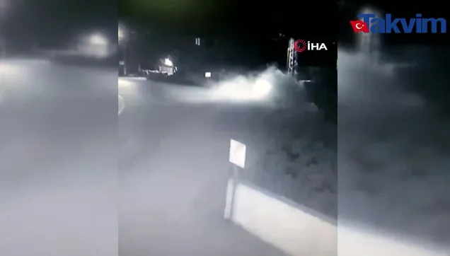 Virajı alamayan cip bahçe duvarına girdi