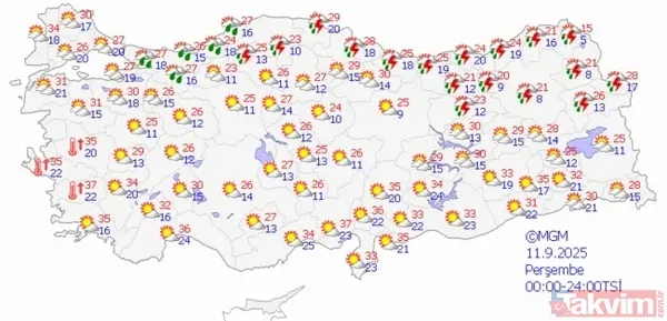 Meteoroloji'den hava durumu raporu: 60 kilometreye kadar çıkacak! İstanbul ve Ankara dahil birçok il için fena geliyor! - 13