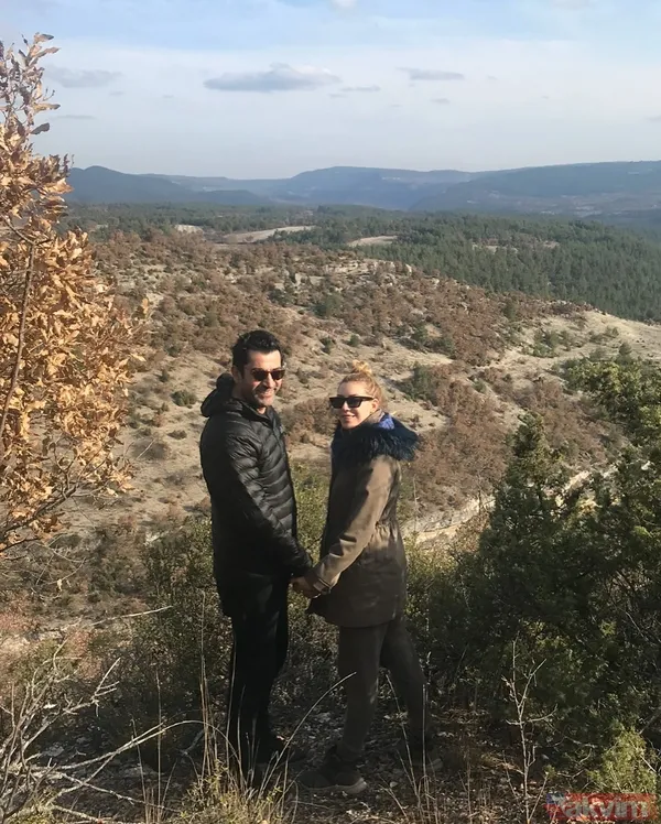 Bu kareleri daha önce hiç görmediniz! Sinem Kobal eşi Kenan İmirzalıoğlu’nun doğum gününde aşka geldi! - 7