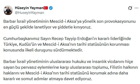disisleri-bakanligindan-israilin-mescid-i-aksa-baskinina-turkiyeden-pes-pese-tepkiler-en-guclu-bicimde-kiniyor-1784828005551.jpeg Dışişleri Bakanlığı'ndan İsrail'in Mescid-i Aksa baskınına Türkiye’den peş peşe tepkiler: "En güçlü biçimde kınıyoruz"-6