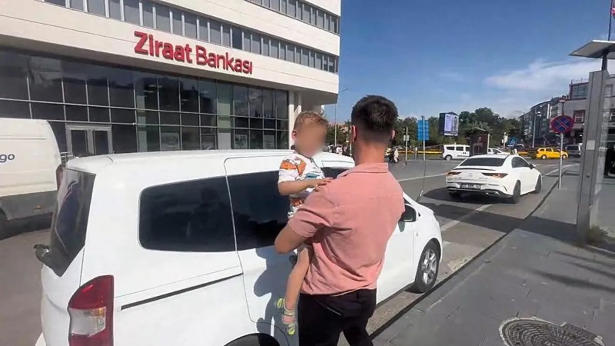 Bu nasıl sorumsuzluk? 2 yaşındaki çocuğu otoparkta unuttular