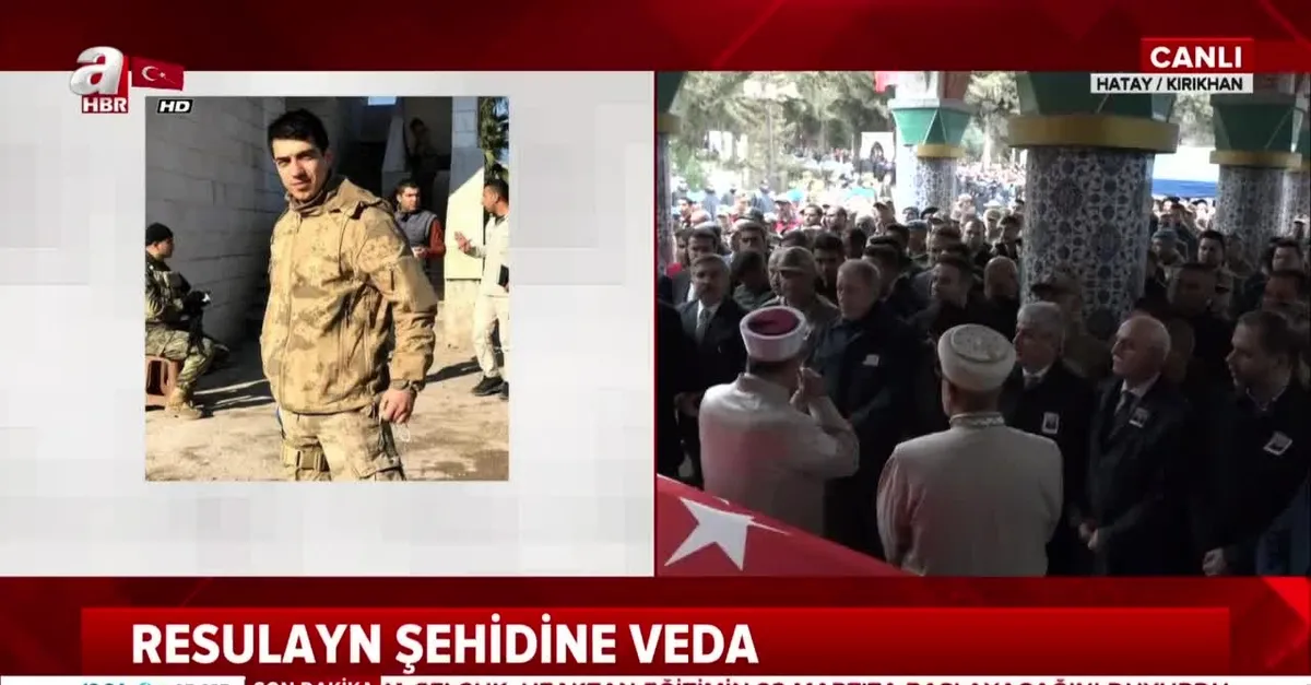 Rasulayn'da şehit olan Uzman Onbaşı Buluş, son yolculuğuna uğurlandı |Video