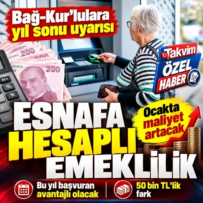 Bağ-Kurlulara emeklilikte prim fırsatı! İhya için yıl sonu kritik: 1 yıllık maliyet 50 bin TL artabilir