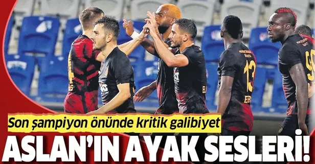 Aslan’ın ayak sesleri! Cimbom son şampiyon önünde kritik bir galibiyet aldı