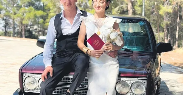 Genç kızın 6 ay önce kullandığı gelin arabası mezarı oldu