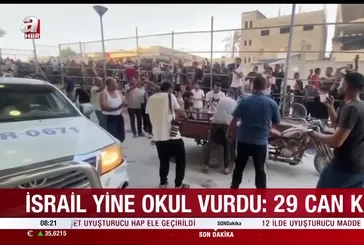 Katil İsrail yine okul vurdu: 29 can kaybı
