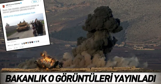 Bakanlık o görüntüleri yayınladı!