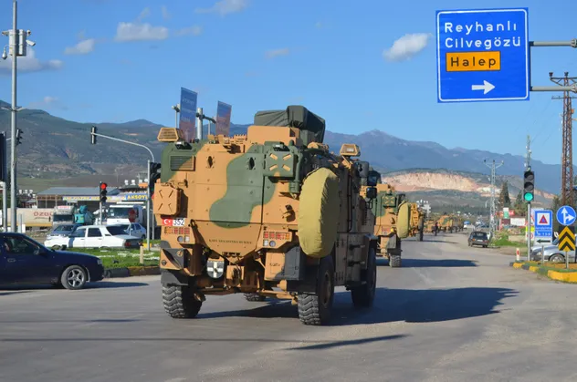 TSK'dan Suriye sınırına askeri sevkiyat