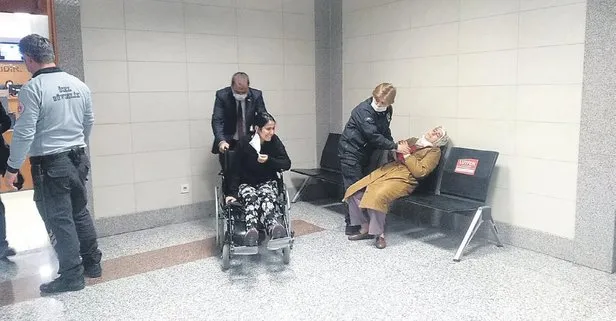 Kendisini tekerlekli sandalyeye mahkum eden kocası 17 yıl hapis alınca gözyaşlarını tutamadı