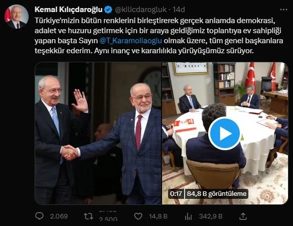 Artık 5'li koalisyon! Ankara'da sıcak saatler: Masa Meral Akşener'siz toplandı: "İlk günden beri ortak akıl ile bir süreç yürütüyoruz"-7