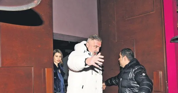 Ünlü çift Kenan Doğulu ve Beren Saat mekan çıkışı kameralara görüntü vermek istemedi!