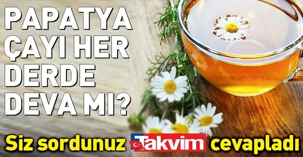 papatya cayi her derde deva mi takvim