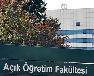 Açık Öğretim Üniversitesi taban puanları kaç? 2019 YKS AÖF önlisans bölümleri ve puanları
