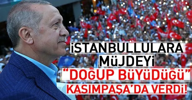 Cumhurbaşkanı Erdoğan Beyoğlu’ndan CHP adayı İnce’ye seslendi