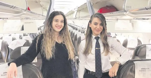 Sabri Sarıoğlu’nun pilot eşi Yağmur Sarıoğlu Instagram’dan seçtiği bir kadın takipçisini de kokpitte uçurdu
