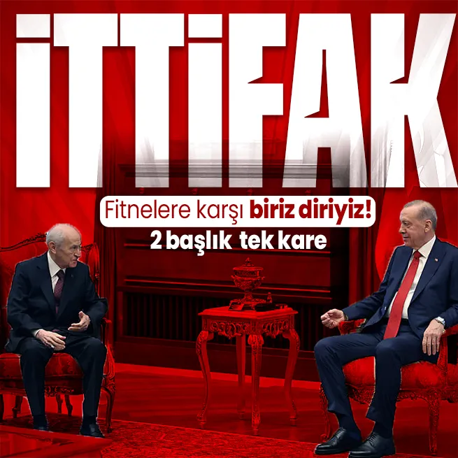 Başkan Erdoğan Beştepede Bahçeli ile bir araya geldi