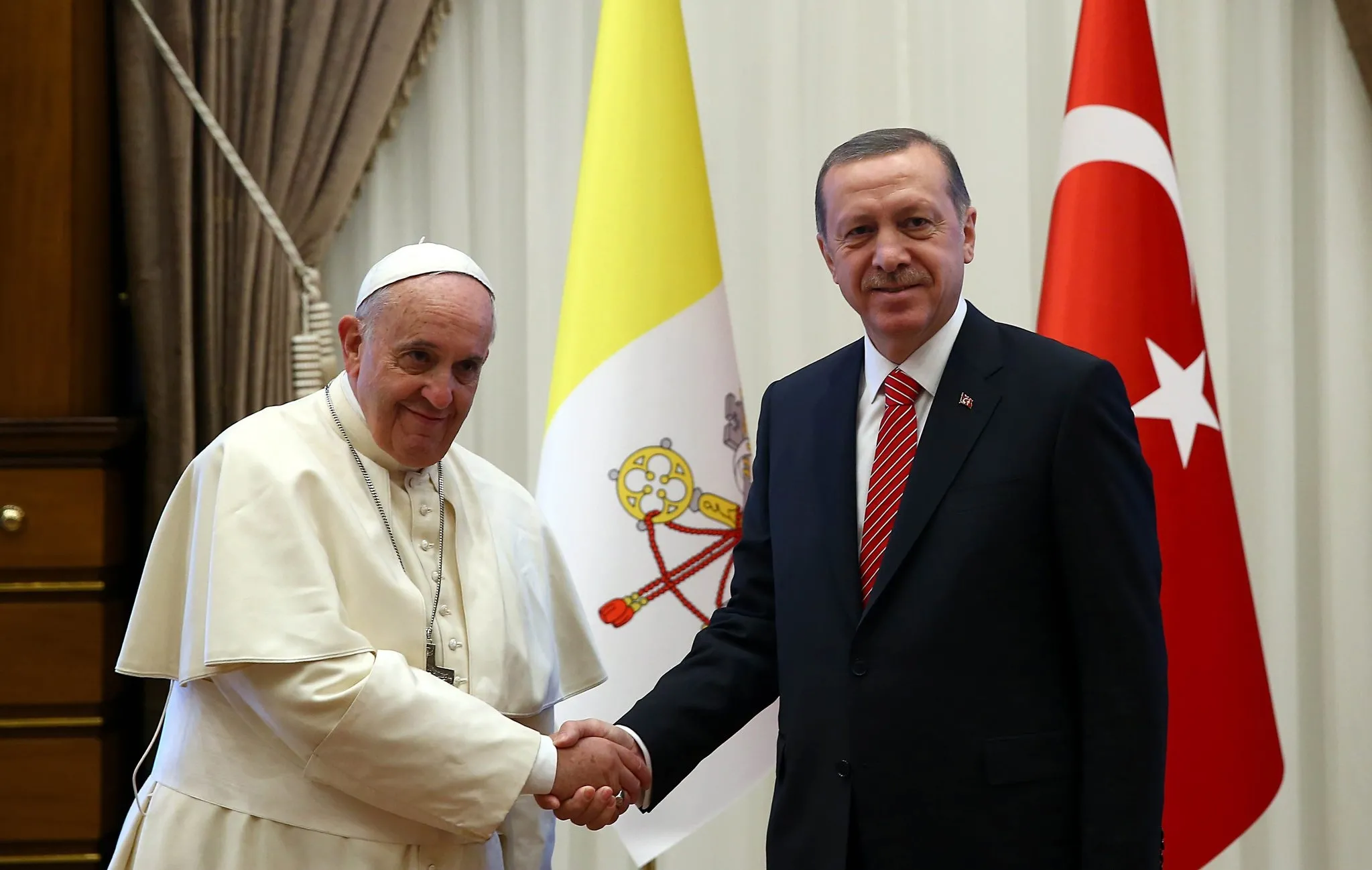 Cumhurbaşkanı Erdoğan Papa ile görüştü