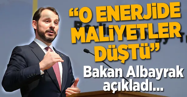 Bakan Albayrak: Yenilenebilir enerjide maliyetler düştü