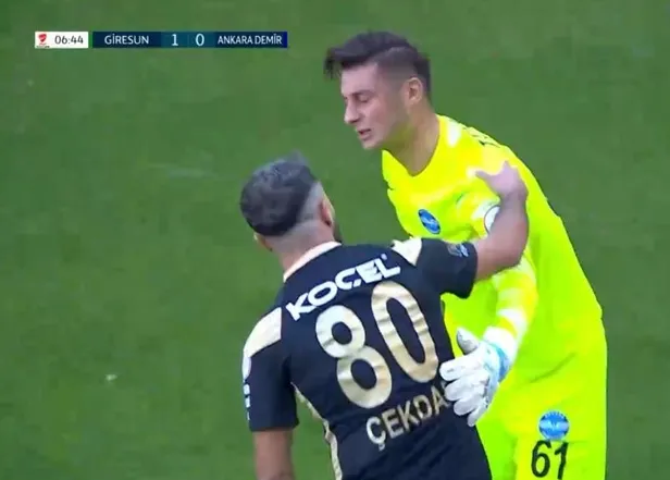 ZTK'da 2. Mert Günok vakası! Giresunspor-Ankara Demirspor maçında akıllara Beşiktaş karşılaşması geldi-3
