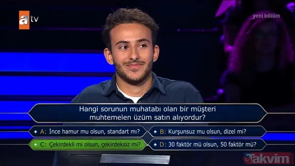 Oktay Kaynarca'nın sunduğu Kim Milyoner Olmak İster'de soruya verilen cevap ünlü sunucuyu bile şaşırttı: Çok ilginç! - 6