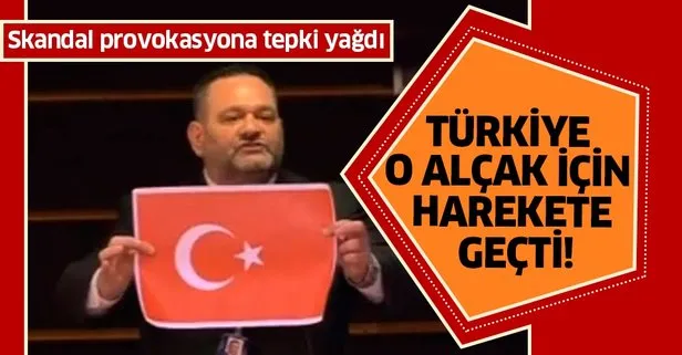 Türk bayrağını yırtan alçakla ilgili flaş gelişme!