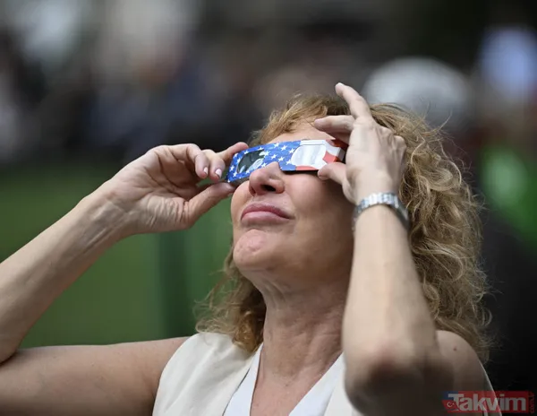 2024 yılının ilk tam Güneş tutulması ABD'de gerçekleşti | Milyonlarca kişi yakından takip etti! İşte o renkli anlar... - 5