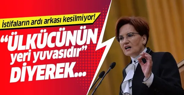 İYİ Parti'de bir istifa daha!