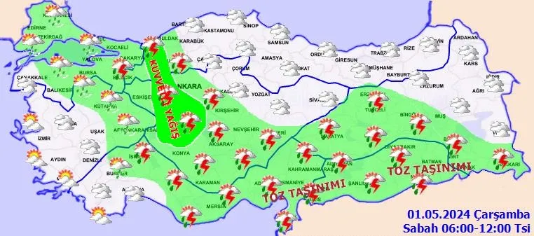 HAVA DURUMU | Meteoroloji kuvvetli yağış için saat verdi: Hazırlıklı olun | 5 bölge için alarma geçildi! Yarın gece yarısına kadar...-3