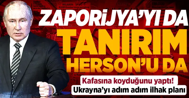 Son dakika: Putin'den Herson ve Zaporijya adımı! Sözde bağımsızlıkları tanıyan kararnameleri imzaladı