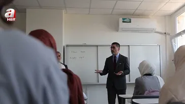 Recep Tayyip Erdoğan Türk Okulu kapılarını açtı! Şam'dan ilk görüntüler