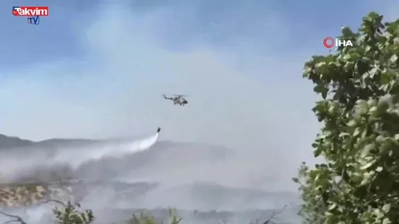 Gabar Dağı'nda yangın!