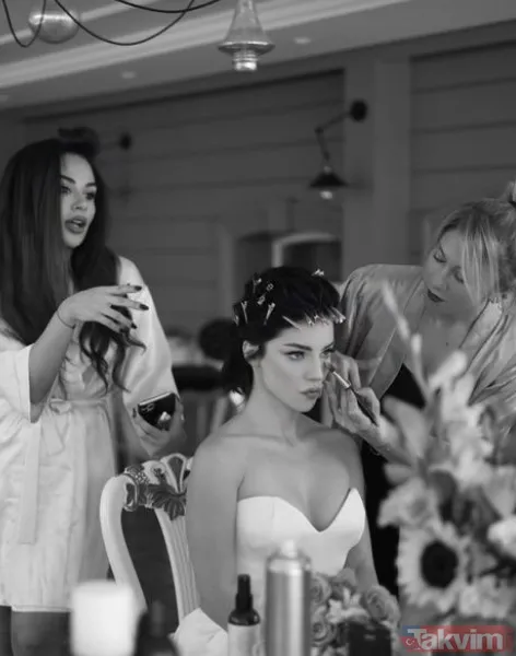 Merve Boluğur ile eşi Mert Aydın'ın düğündeki o anları fena ti'ye alındı: "Acun Ilıcalı ile Şeyma Subaşı'nın düğününü izliyorum gibi" - 9